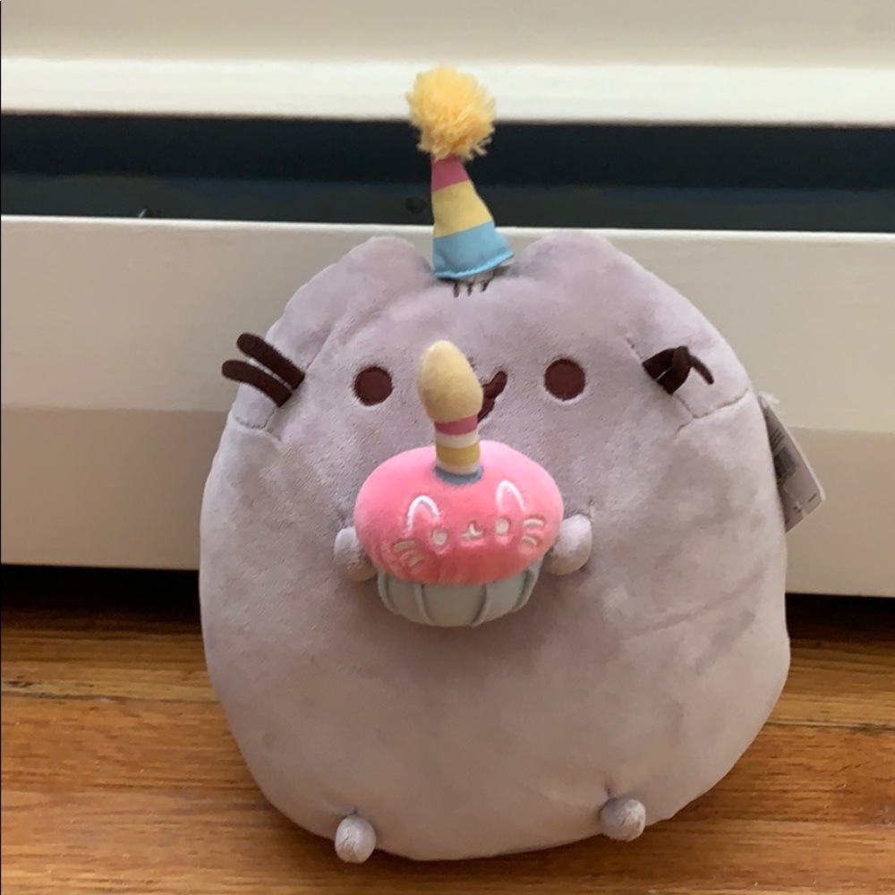 Happy Birthday Pusheen Stuffed Animal